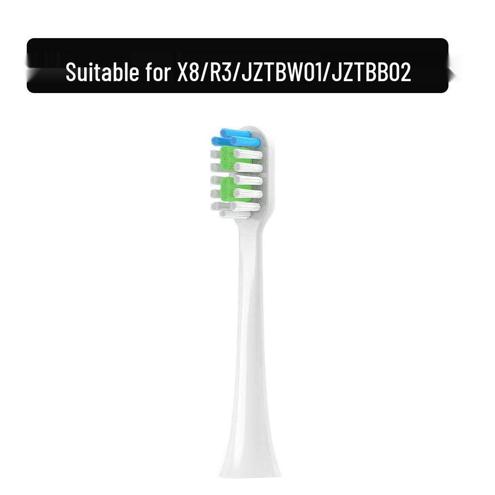 Подходит для насадок электрической зубной щетки JD Jingzao: JZTBW01, JZ5s, JZ3, JZX5, JZ9, JZ7, Lite