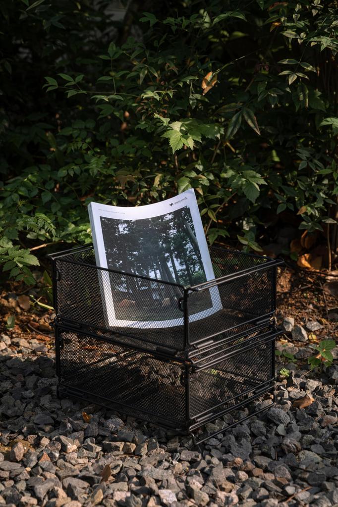 Стол-мост CAMPING MOON IGT Сетчатый ящик, поднос IGT и ящик для хранения, расширенный металл с дизайном «черепаховый панцирь», набор из 2 предметов (CK-24BK-2P)