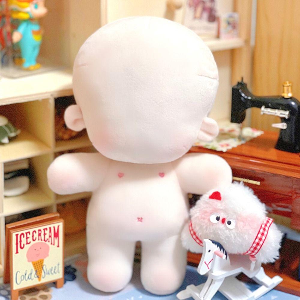 Изменение одевания игры самодельные игрушки DIY идол кукла вышивка или пустые хлопковые мягкие куклы тело
