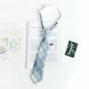 JK Bow Tie for Women, Japanese Uniform Shirt, College Style Student Plaid Tie, Men's Free Ribbon Accessories