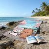 1pc Yier BuBu Bear2 Beach Towel, Beach and Seaside Swimming Pool Equipment, Fashion Pattern, Rectangular, Travel Essentials