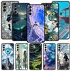 Мягкий чехол для телефона «Аниме Девушка Арт Пейзаж» для Samsung Galaxy S23 S22 S21 S20 FE Ultra 5G S10 S10E S9 S8 Plus 10 20, силиконовый чехол