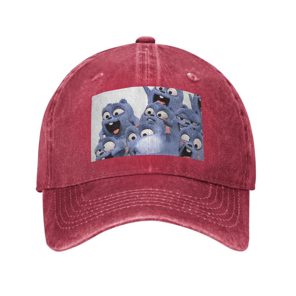 Animation Grizzy and the Lemmings Cartoon Anime Denim Cap Casual Baseball Caps Adjustable Hat Summer Unisex Baseball Hats