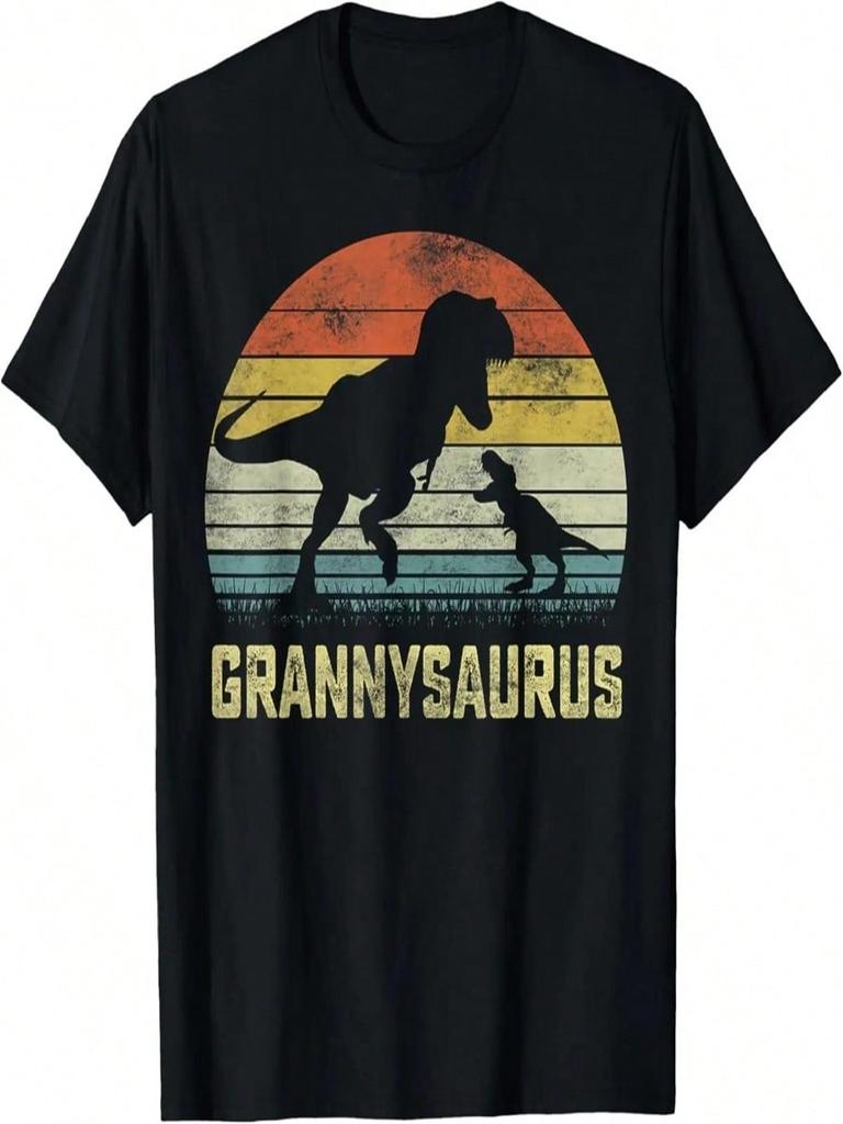 Grannysaurus T Rex Dinosaur Granny Saurus Family Matching T-Shirt