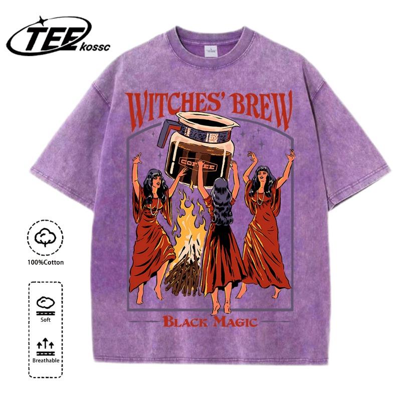 Men's Summer T-shirt 230G Heavy Cotton Vintage Washed T-Shirts Oversized Short Sleeve Loose Streetwear Short Sleeve Tops Tee