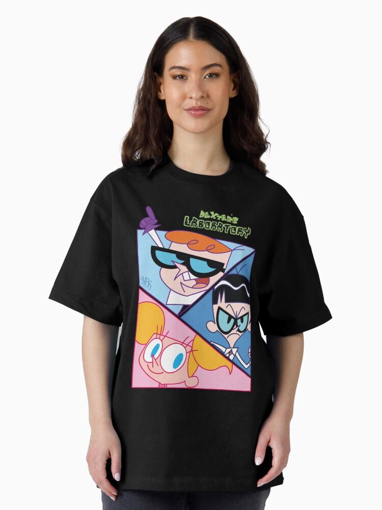 Dexter's Laboratory Silhouette design inspired by the Dexter's Laboratory cartoon Oversized T-Shirt