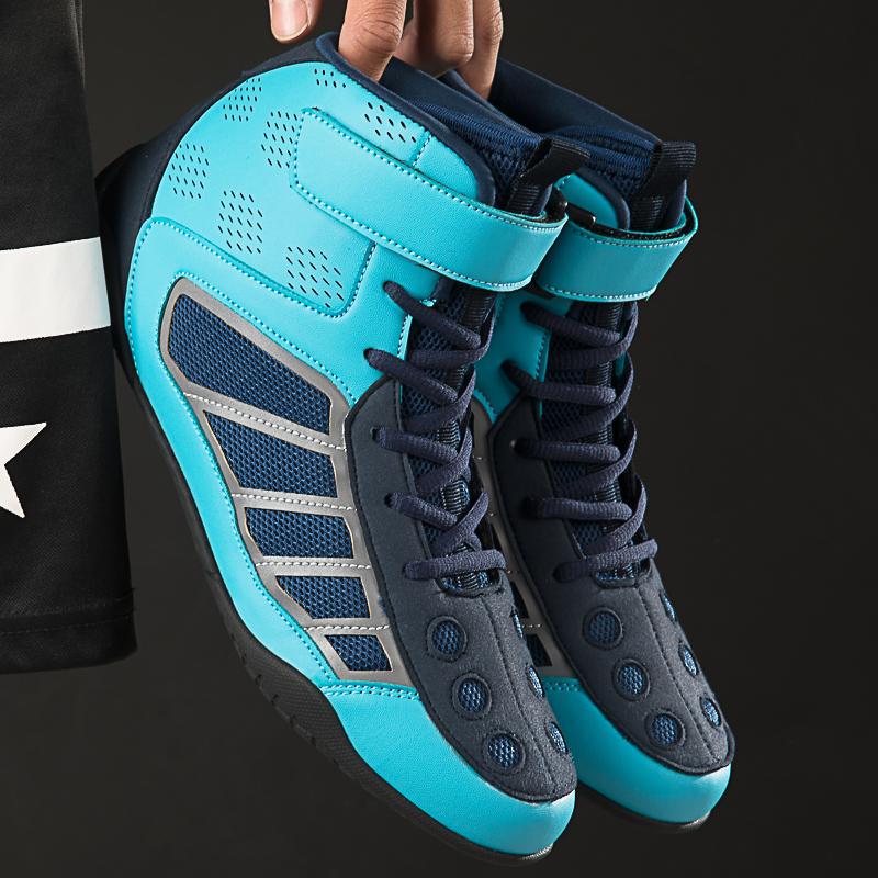 Мужская/женская боксерская борцовская обувь для подростков, легкая противоскользящая обувь для тренировок, боевая обувь, мотоциклетные ботинки