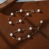 French Pearl Beaded Bracelet Light Luxury Temperament Versatile Bracelet Exquisite Fashion High Sense Niche Jewelry Women