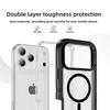 Для MagSafe С противоскользящими полосками Тяжелая защитная броня PC+TPU чехол для IPhone 17 Pro Max 16 15 14 13 12 С коробкой OTT-Box Амортизирующий противоударный жесткий чехол