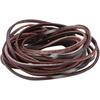 5M Genuine Leather Strip 3mm Wide Flat Leather Cord 2mm Thick Cowhide Leather String Strap Braiding Thread Rope for Bracelets