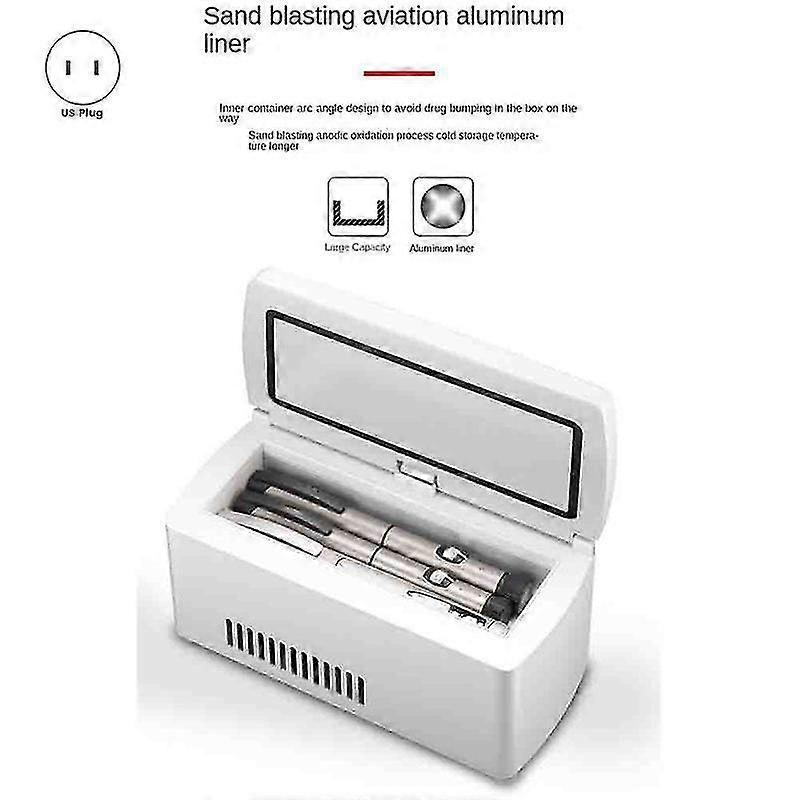 Insulin Refrigerated Box Cooler Cooling Medicine Refrigerator LCD Display Pill Case Hot Dual Travel