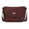 Оригинальная вельветовая сумка кроссбоди, сумка через плечо обычная унисекс темно-коричневая Adidas IQ3519