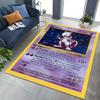 17 стилей Классические игры P-Карты Покемон Узор Мьюту Ковры для гостиной спальни прикроватный коврик ковер для пола домашний декор