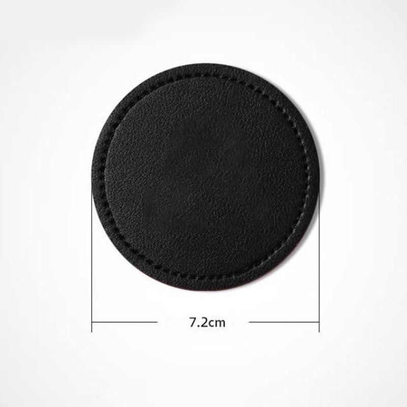 lzapc2 2Pcs Car Non-Slip Mat Waterproof Water Cup Holder Slots Mat Drink Pad For Skoda SUPERB 1 2 3 Auto Interior Styling Accessories