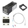 AC Digital PIDTemperature Controller Kits 0‑400 Celsius + 25A SSR + 1m M6 K Type Thermocouple