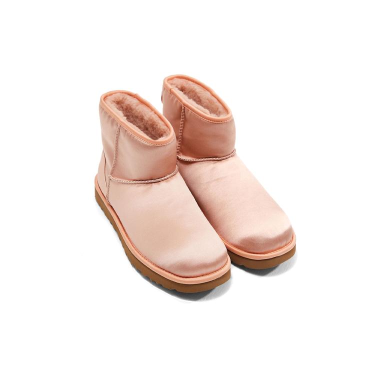 UGG Классический Мини Атласный 'Розово-Красный' Женский 1094985-SNTN