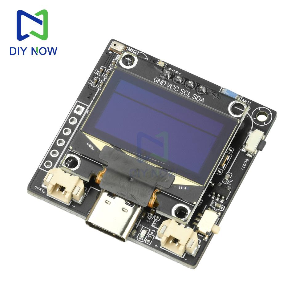 ESP32-C3 SSD1306 Интеллектуальный модуль голосового общения 0,96-дюймовый OLED Плата разработки робота Xiaozhi AI Встроенная 16 МБ NOR Flash