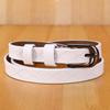 Классический ремень из натуральной кожи для женщин с алюминиевой пряжкой для повседневной носки