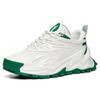 Anta Толстая подошва амортизирующая нескользящая износостойкая низкая обувь для папы мужские кроссовки белые зеленые 112148880R-5