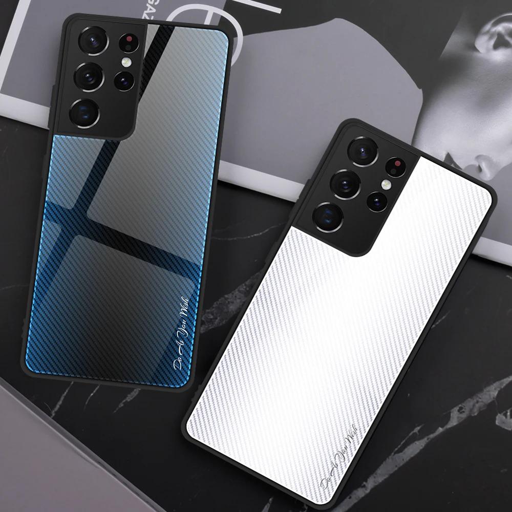 Роскошный градиентный чехол для телефона Samsung Galaxy S23 S21 S22 S24 S25 Ultra Plus Note 20 Ultra S21 FE S20 S23 FE 5G Чехол Стеклянный чехол