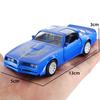 1/36 Pontiac Firebird Классическая игрушечная модель автомобиля для детей RMZ CiTY Литой сплав Миниатюрный автомобиль с откидным механизмом Коллекция Подарок для мальчика