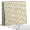 PVC Wall Tiles with Pattern for a Room Zigzag Pattern on a Textured Background 9x30x30 cm