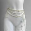 Elegant Tassel Belt Retro Waist Decorations Fashion Pearl Waist Chains  Women