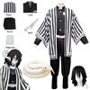 Anime Demon Slayer Iguro Obanai Cosplay Costume Kimetsu No Yaiba Haori Kimono Uniform Wig White Snake Props Halloween Clothes