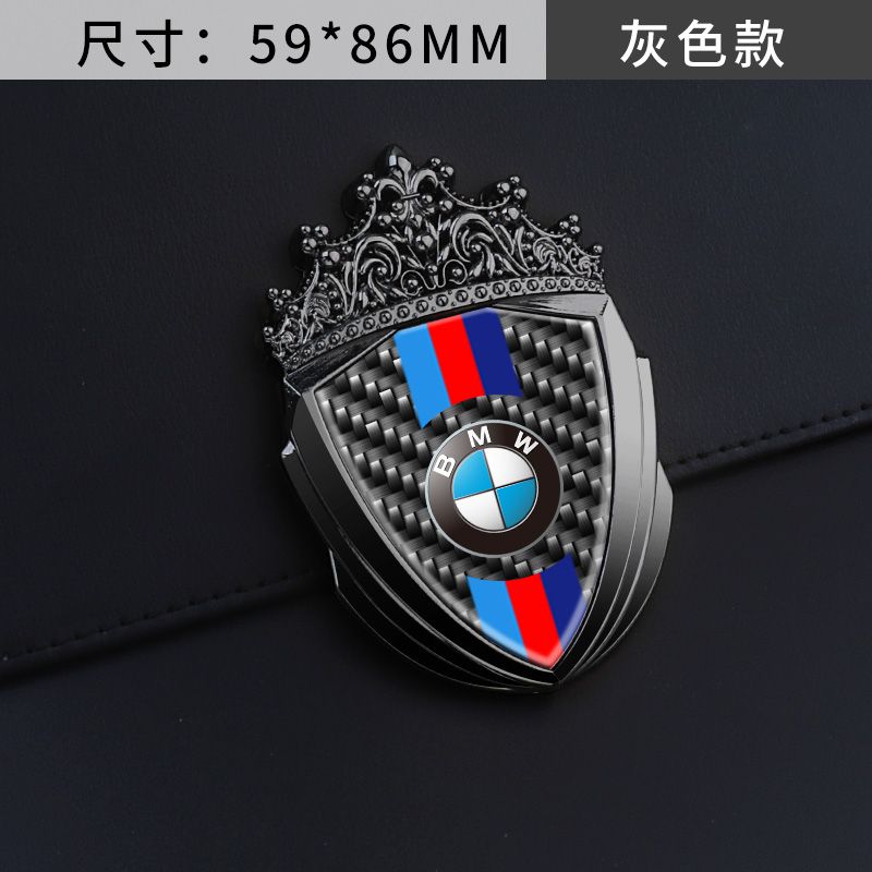 bftws1 3D Car Sticker Metal Badge Decor Electroplated Sticker For BMW X1 X2 X3 X5 X4 X6 X7 G30 G20 G32 G11 G12 F40 F30 F20 F10 F34 F07