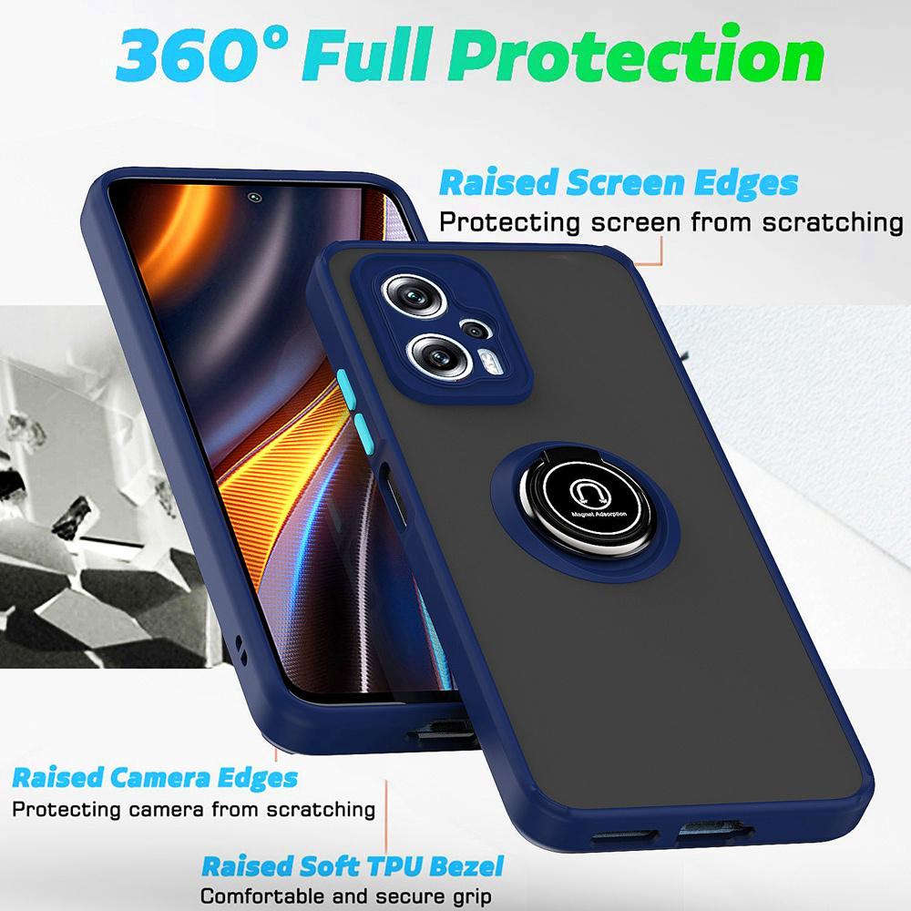 Case For Matte Fashion Keysion Xiaomi Poco X4 Gt X4 Pro 5g X3 Nfc Transparent Shockproof Ring Phone Cover For Redmi Note11t Pro
