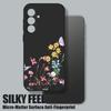 Мягкий ТПУ чехол для Samsung Galaxy S24 S23 S25 FE S25 S22 Ultra A17 A56 A16 A55 A25 A15 A36 A35 A54 5G с рисунком мелких цветов