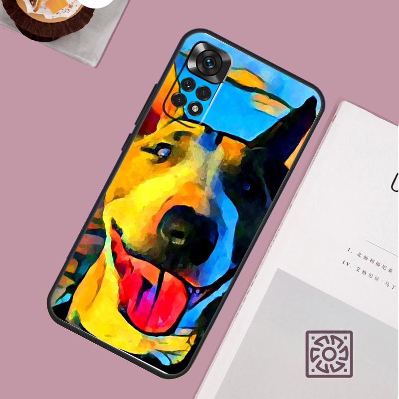 Чехол для щенков Бультерьера для Xiaomi Redmi Note 12 11 8 9 10 13 Pro 12S 11S 10S 9S Redmi 13C 9C 10C 12C