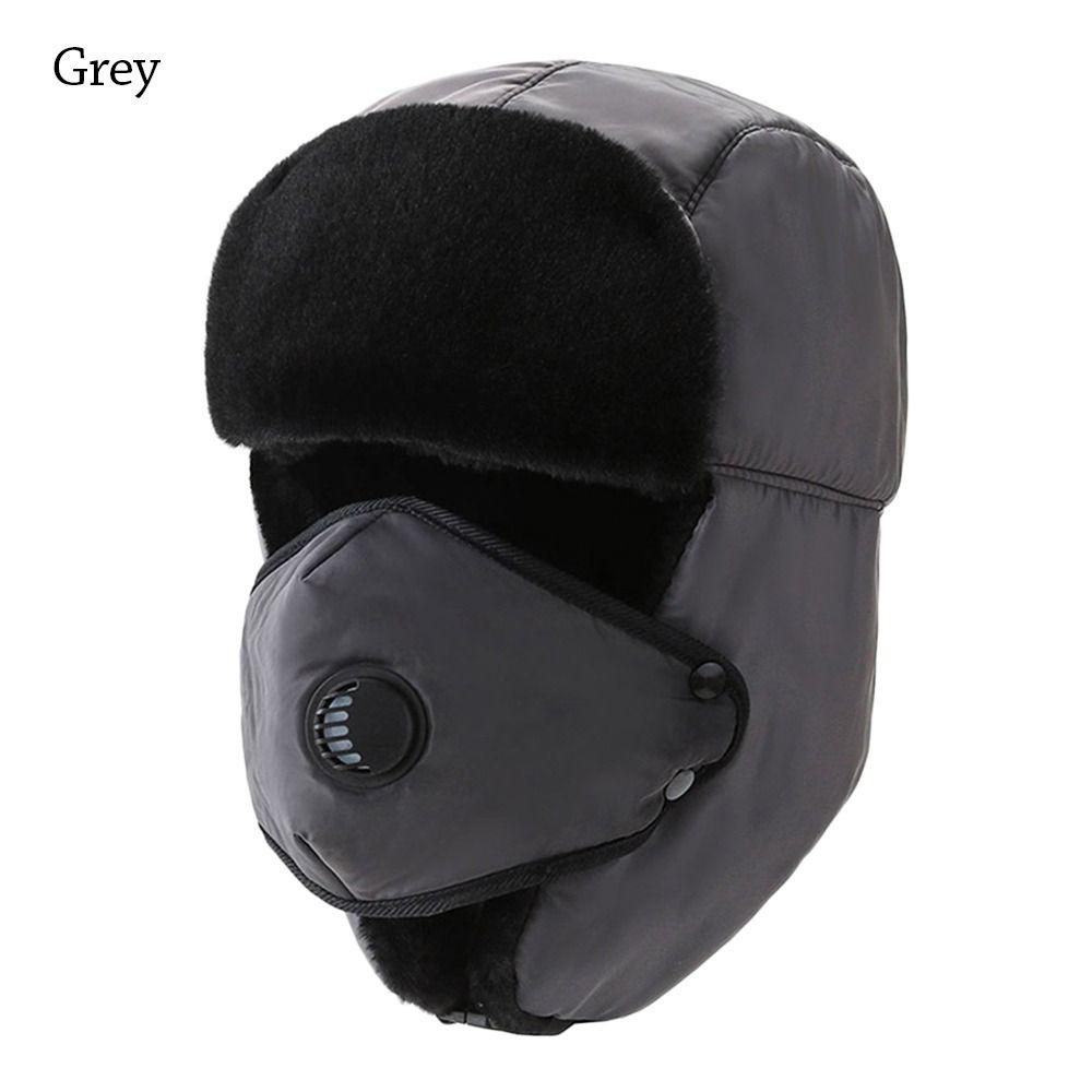 Warm Beanie Russian Caps Plush Winter Hat Outdoors Bomber Hat for Men Women