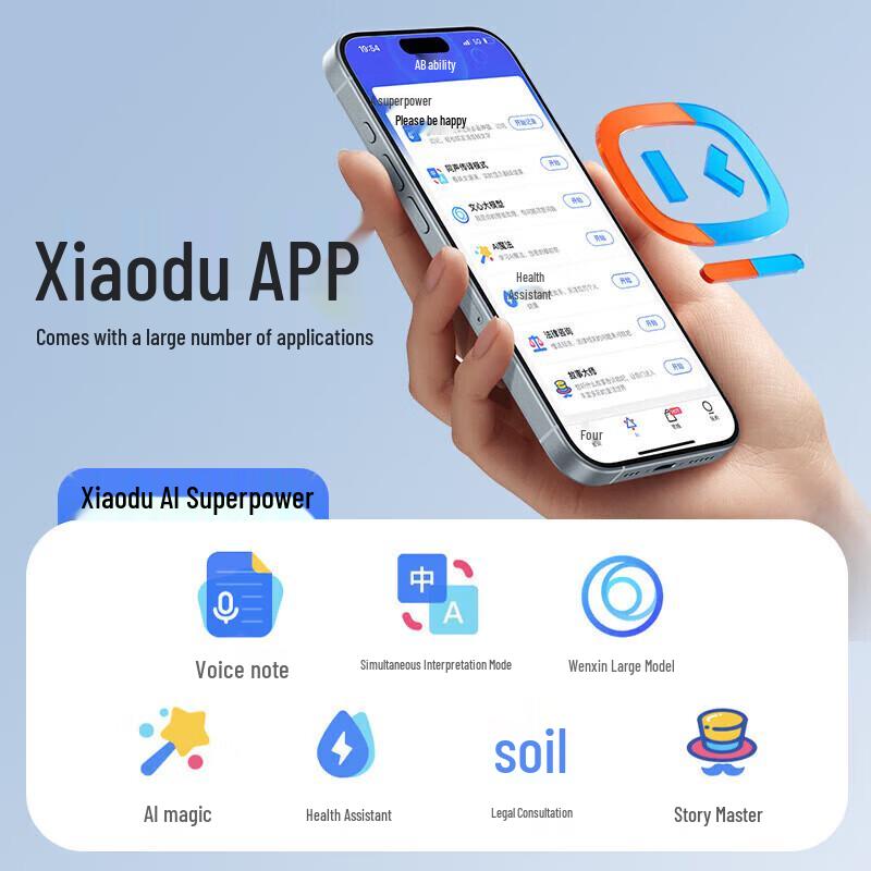 Bluetooth-гарнитура с открытыми ушами Xiaodu S150 с креплением-клипсой