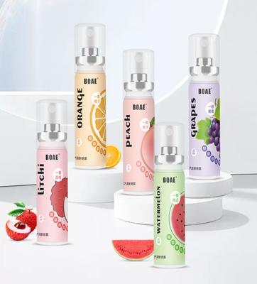 Фруктовый ароматизатор, спрей для свежего дыхания, прохладный освежитель для рта, удаление неприятного запаха изо рта, уход за полостью рта, портативный, для работы, путешествий, длительный сладкий спрей