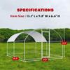 Outdoor Weatherproof Galvanized Chicken and Pigeon Coop
