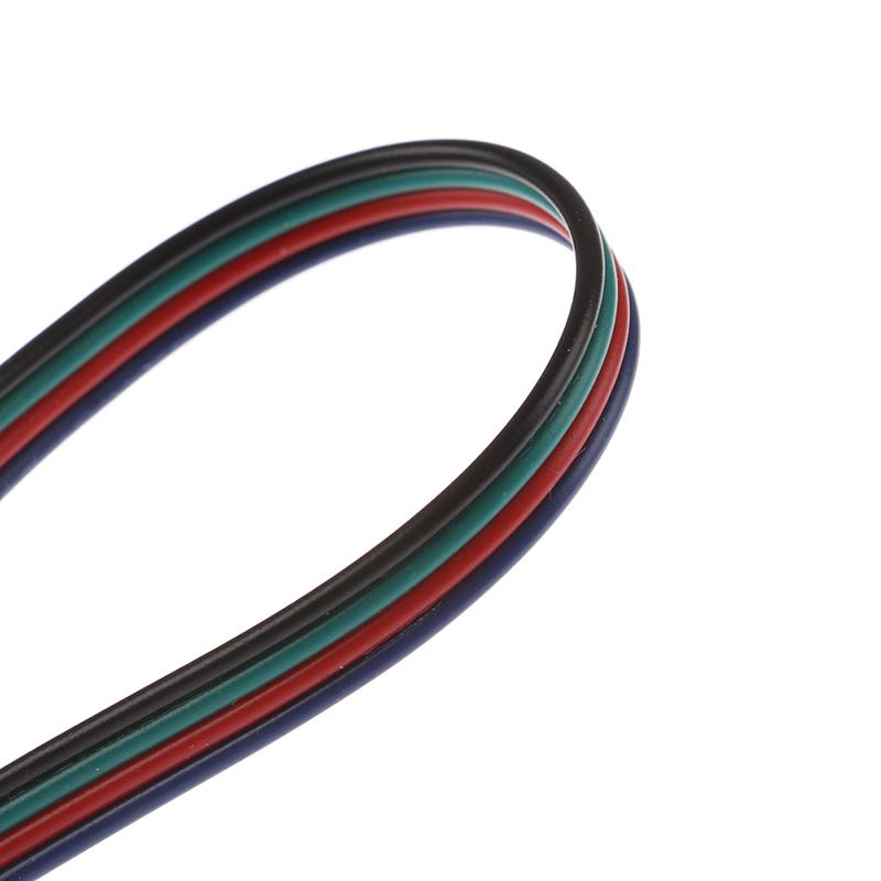15Cm 5050 Rgb 4 Pin Led Strip Light Connectors Strip To Power Adaptor Connector