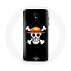 Case for Samsung Galaxy J5 2017 One Piece Manga Skull Black Background