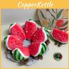 Cute Watermelon Plush Keychain With Pp Cotton Filling For Bag Decoration And Collectors