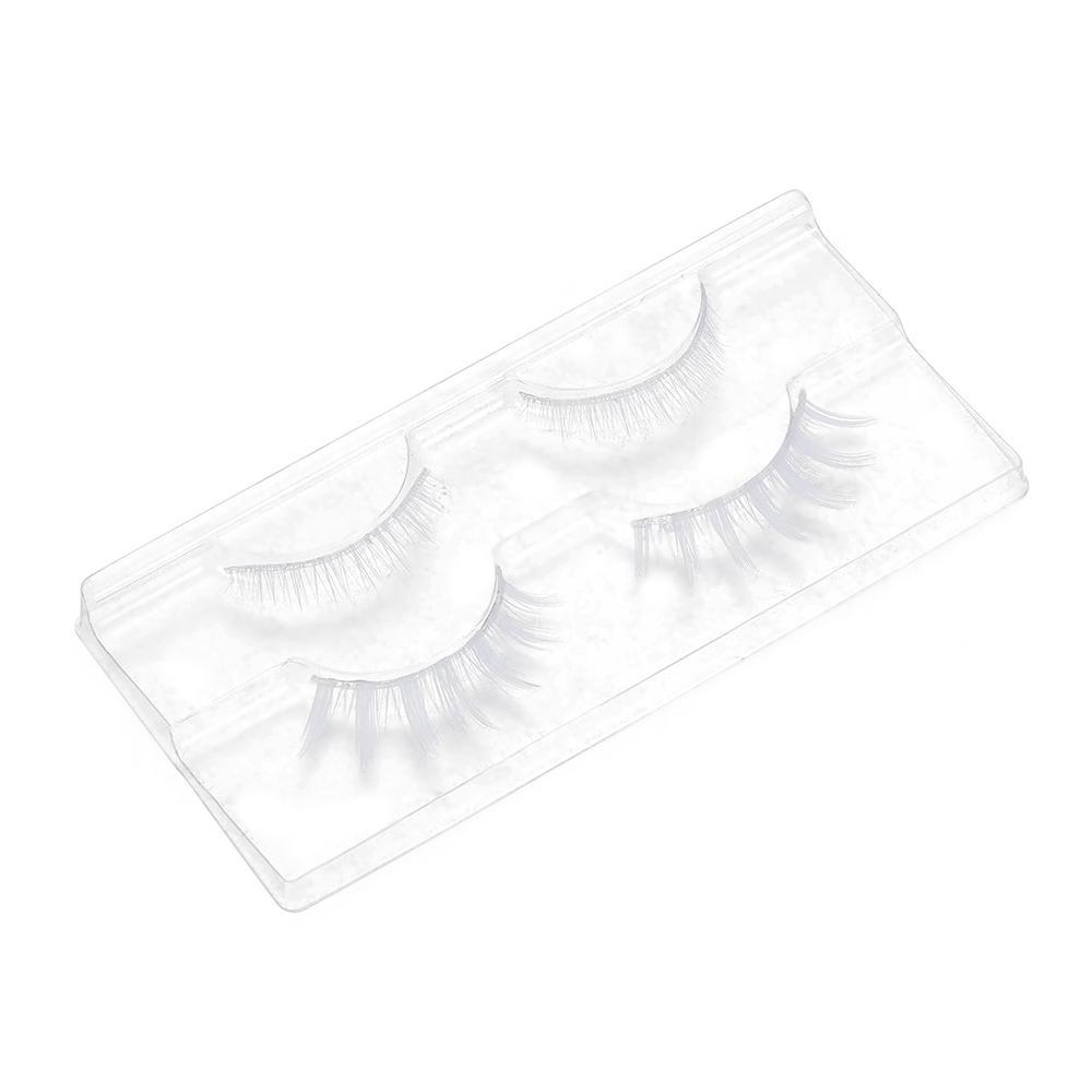 Lightweight Lash Extension White False Eyelashes Upper Lower Eyelashes Halloween Cosplay Lashes