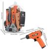 Play House Electric Drill Maintenance Tool Set, Simulation Engineering Disassembly And Assembly Repair Tool