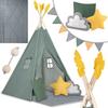 NK-406 Nukido Tipi Tent for Children - Green