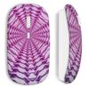 Wireless Mouse - Spiral - Pink - Compatible Mac and PC - WiFi USB Dongle - Wireless Technology