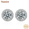 Tancise 925 Sterling Silver Moissanite Zircon Earrings Drop Earrings For Women Wedding Party Gifts