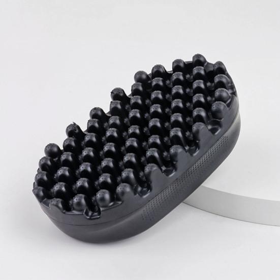 Афро Кудрявая Расческа для Волос Портативная Моющаяся Стайлер для Дредов и Твистов Черная Мужская Щетка для Кудрявых Волос Профессиональная Парикмахерская Щетка для Укладки Волос для Дома и Салона