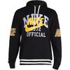 Nike Printed Big Logo Embroidered Letter Hoodie Men Tops Black DD6169-010
