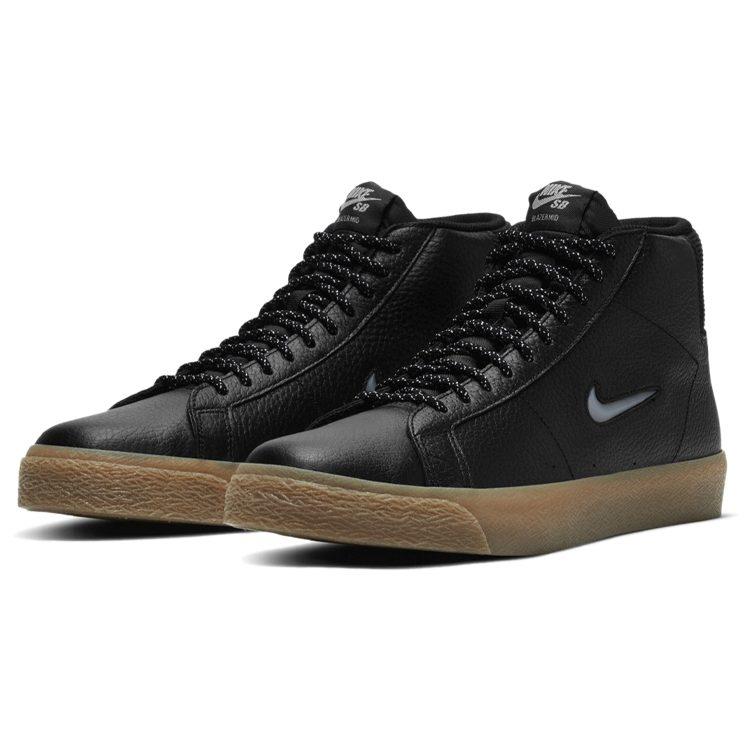 Nike Кроссовки Nike SB Zoom Blazer Mid Premium Черный/Жевательная резинка/Драгоценный камень CU5283-001