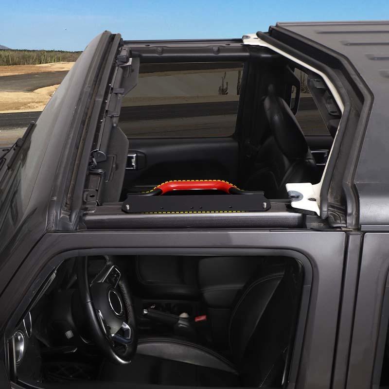 Ручка для крыши автомобиля, металлическая, дверная рама, трос, поручни для Jeep Wrangler JL, Gladiator JT 2018 Up