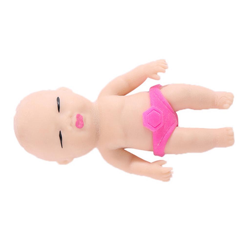 Squeeze Fidgets Baby Doll Toy TPR Stretching Toy Soft Anti-Stress Reliable Party Favor Pressure Release Toy Office Prank Toy