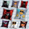 Dr Flugslys Villainous Black Hat Cushion Cover Suitable For Sofa Car Bedroom Office Cushions Decorative Pillow Case